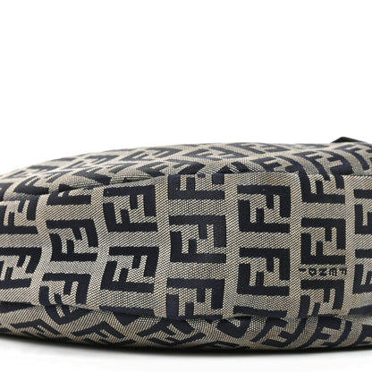 Fendi Zucchino Hobo Navy 9 of 10