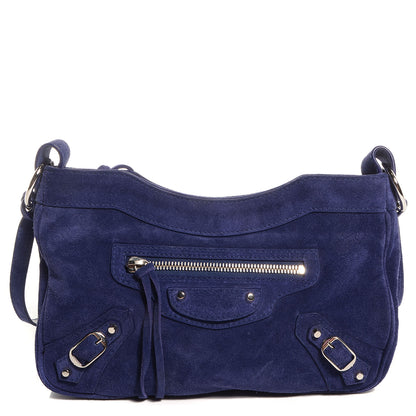 Balenciaga Baby Daim Suede Classic Hardware Hip Bleu Nuit 1 of 9