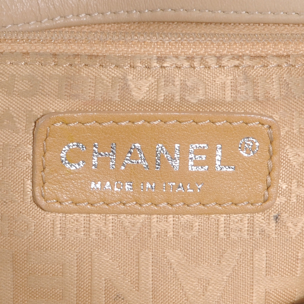 Chanel Glazed Crackled Calfskin Studded Mademoiselle Flap 6 of 8