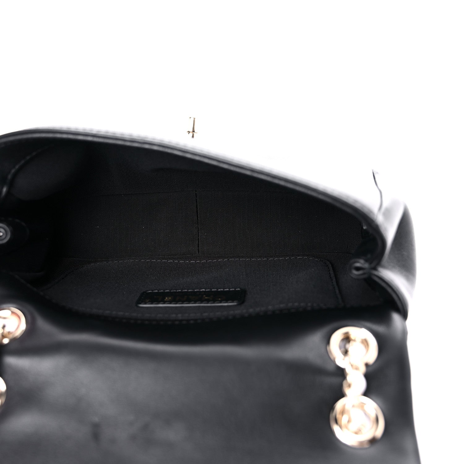 Chanel Lambskin Small Entwined Chain Flap Black 4 of 10