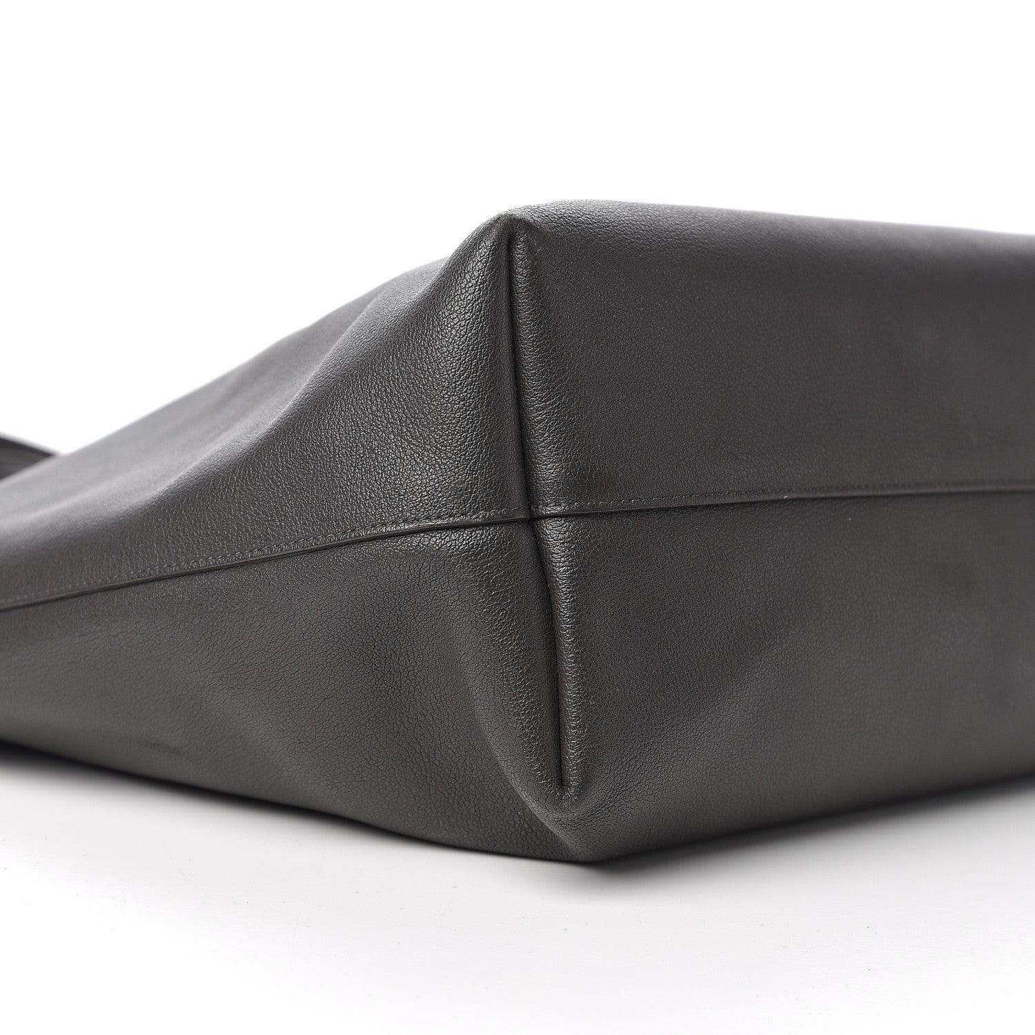 Saint Laurent Calfskin Large Shopping Tote Dark Grey 15 of 18