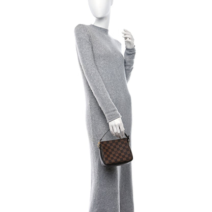 Louis Vuitton Damier Ebene Trousse Make Up Bag Pochette 2 of 8