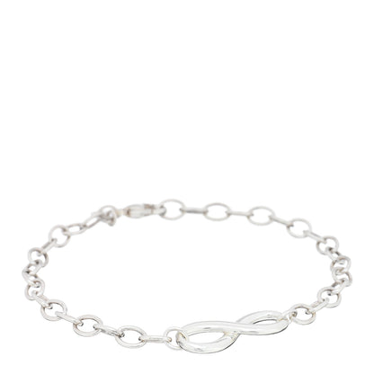 Tiffany Sterling Silver Infinity Chain Bracelet 1 of 3
