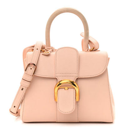 Delvaux Grained Calfskin Mini Brillant Satchel Light Pink 1 of 15