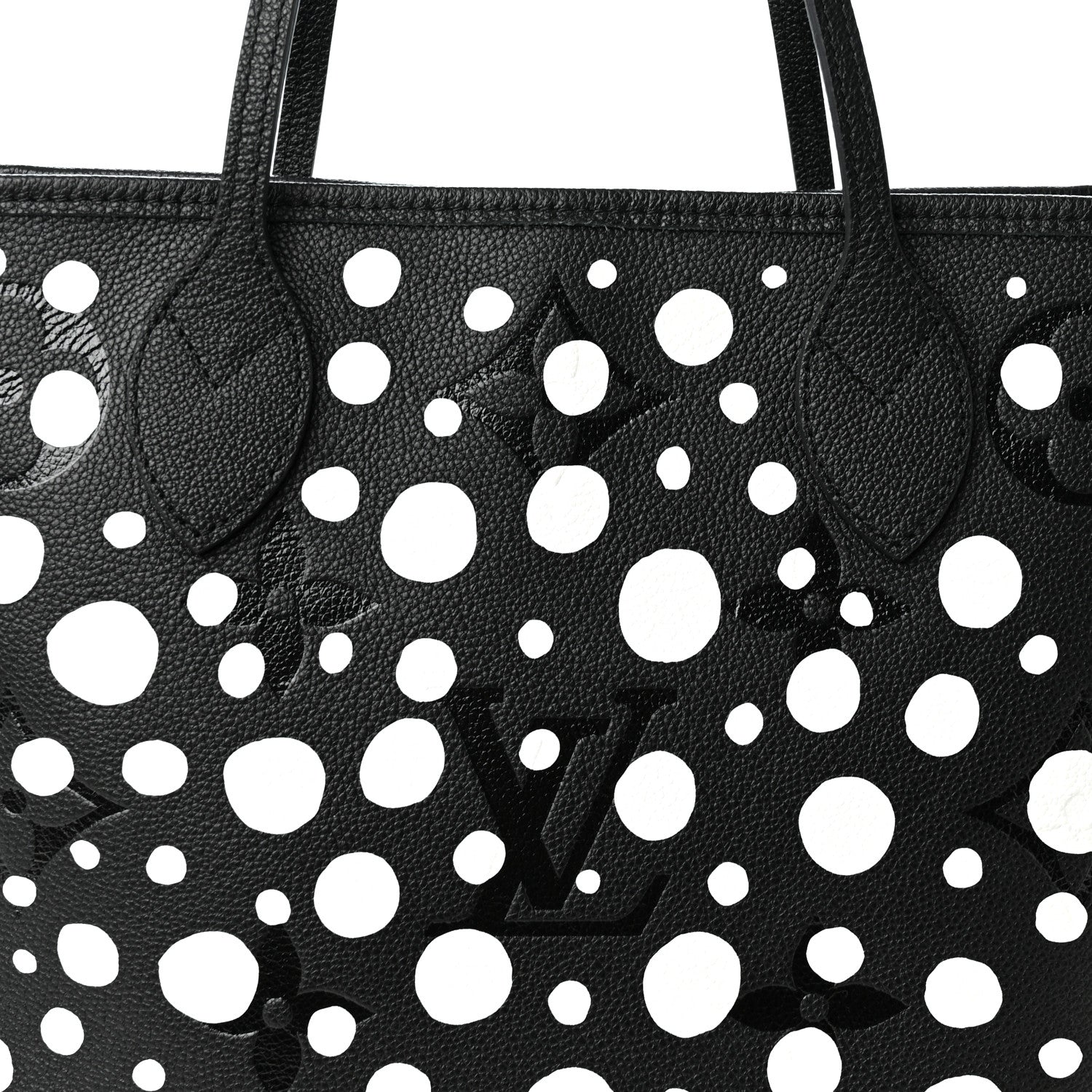 Louis Vuitton LV X YK Empreinte Neverfull MM Black White 8 of 10