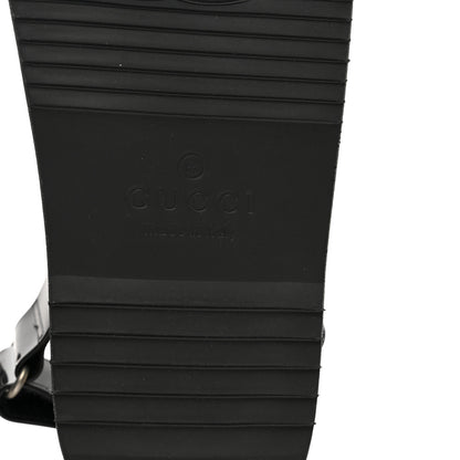 Gucci Rubber Mini Double G Womens Isla Dad Sandals 36 Black 6 of 7