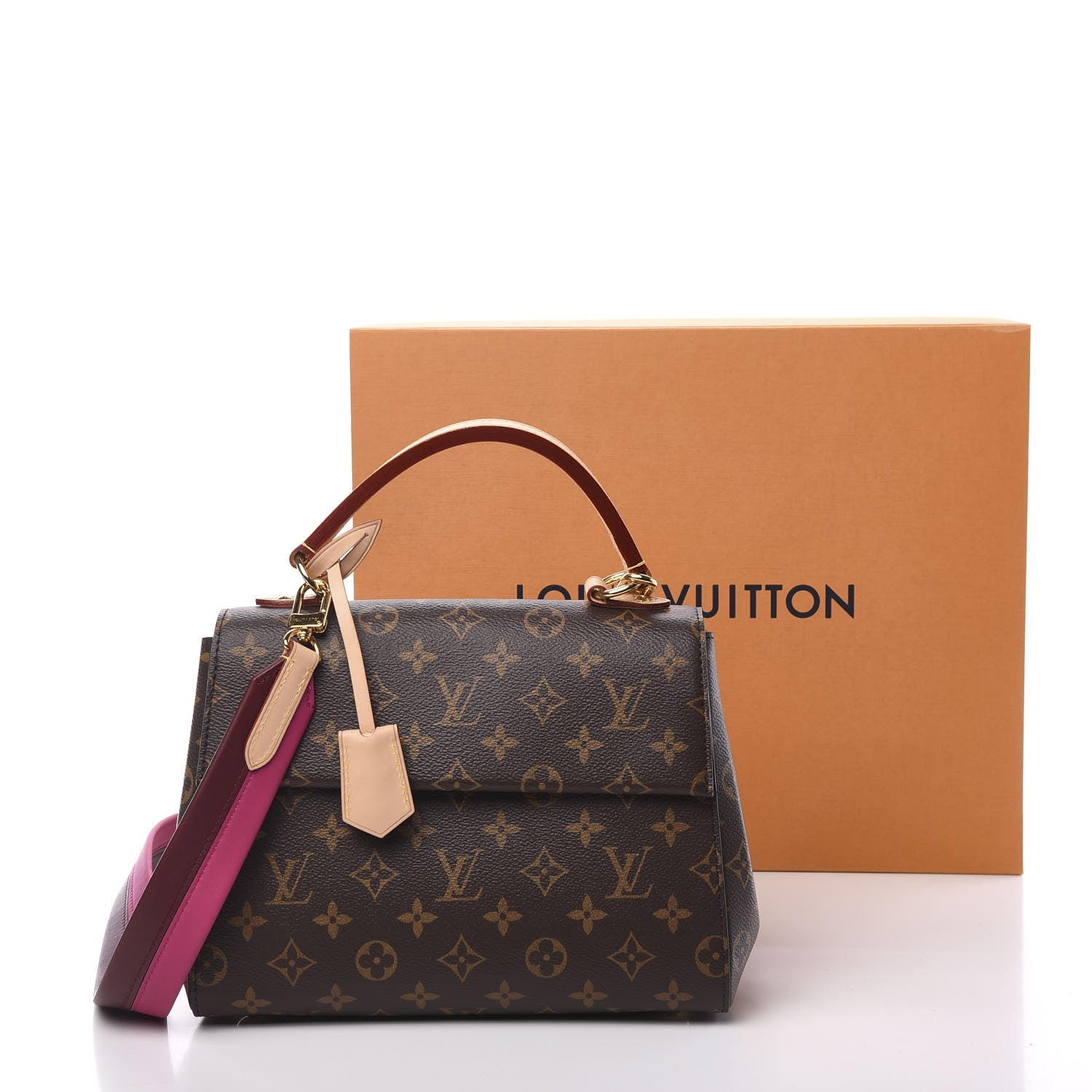 Louis Vuitton Monogram Cluny BB Bordeaux Fuchsia 9 of 9