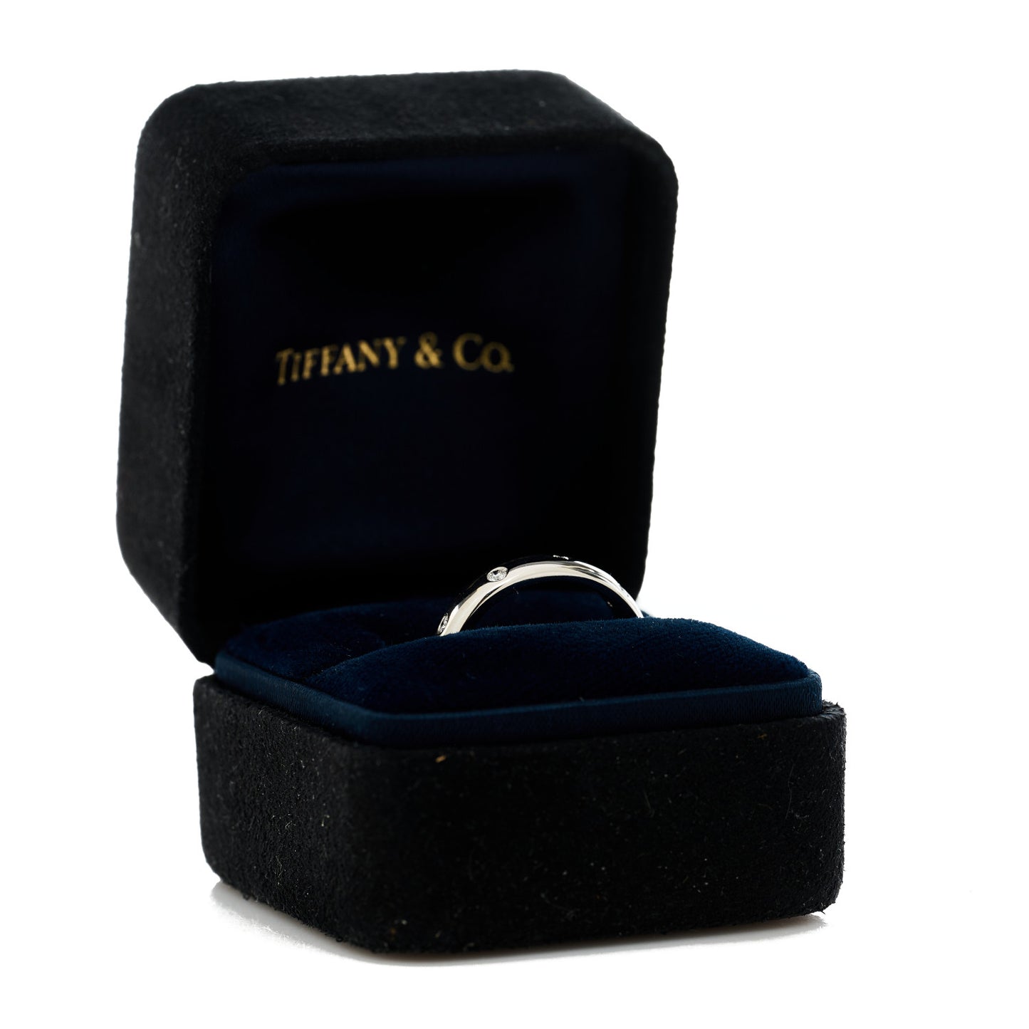 Platinum Diamond 4mm Etoile Band Ring 52 6
