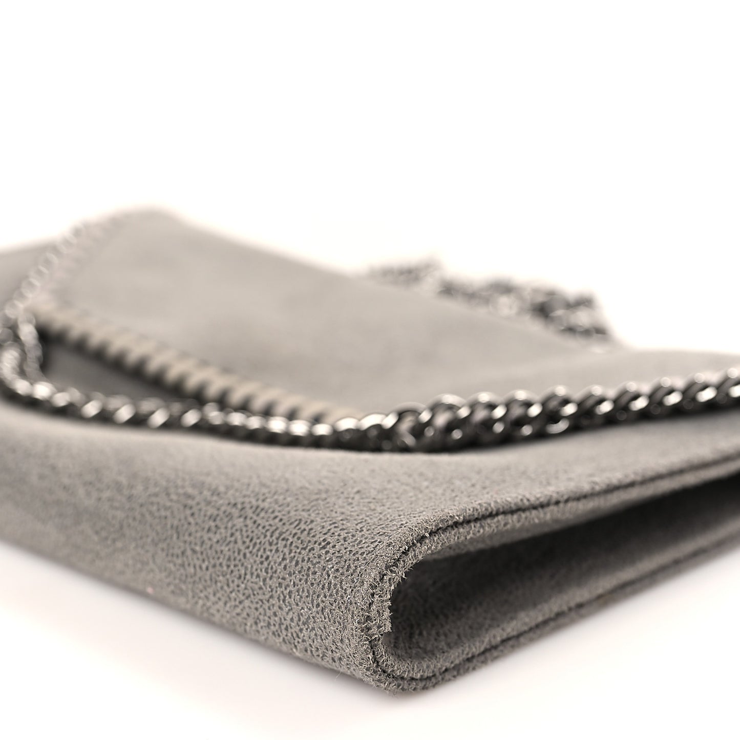 Shaggy Deer Mini Falabella Crossbody Bag Grey