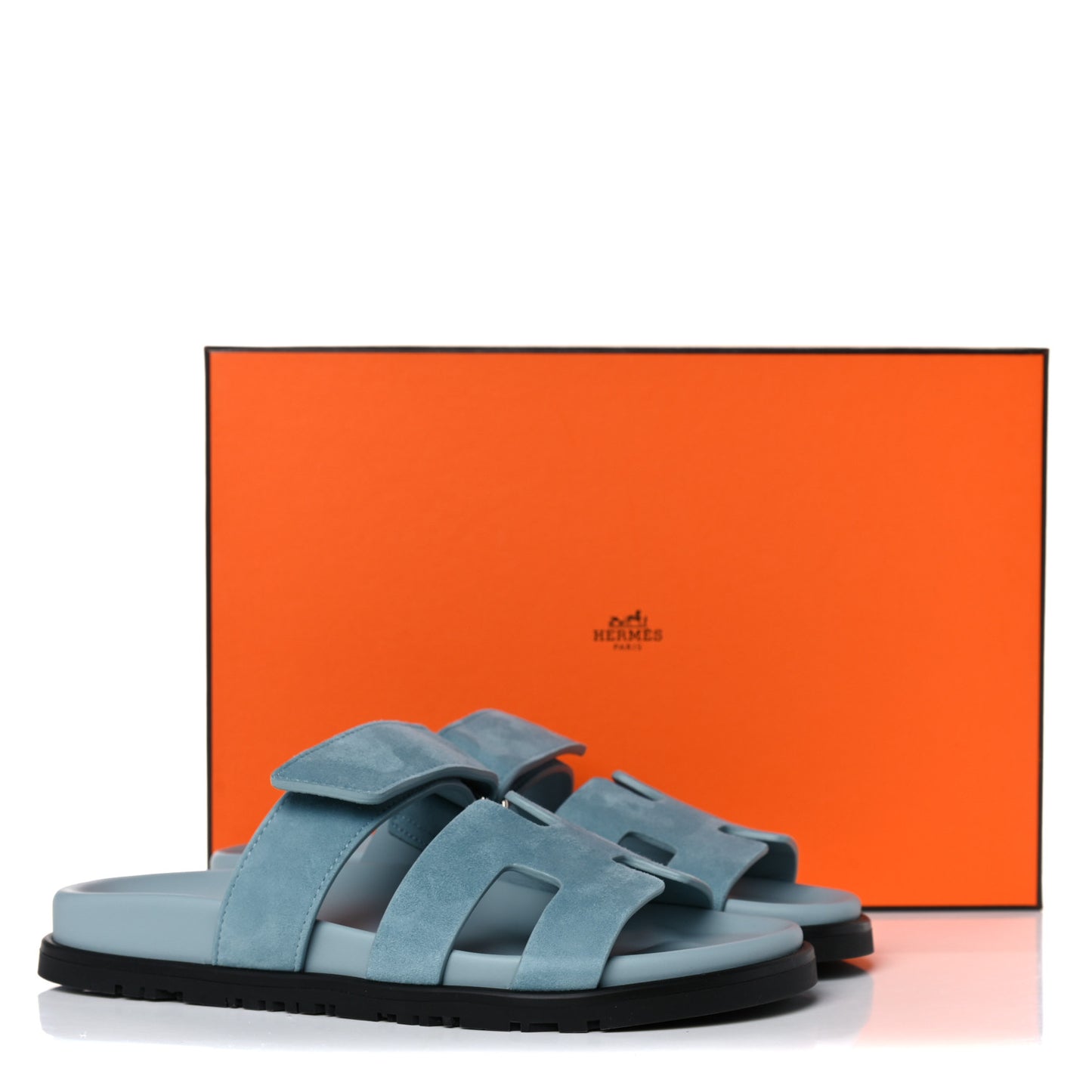 Suede Goatskin Womens Chypre Sandals 36 Vert d'Eau