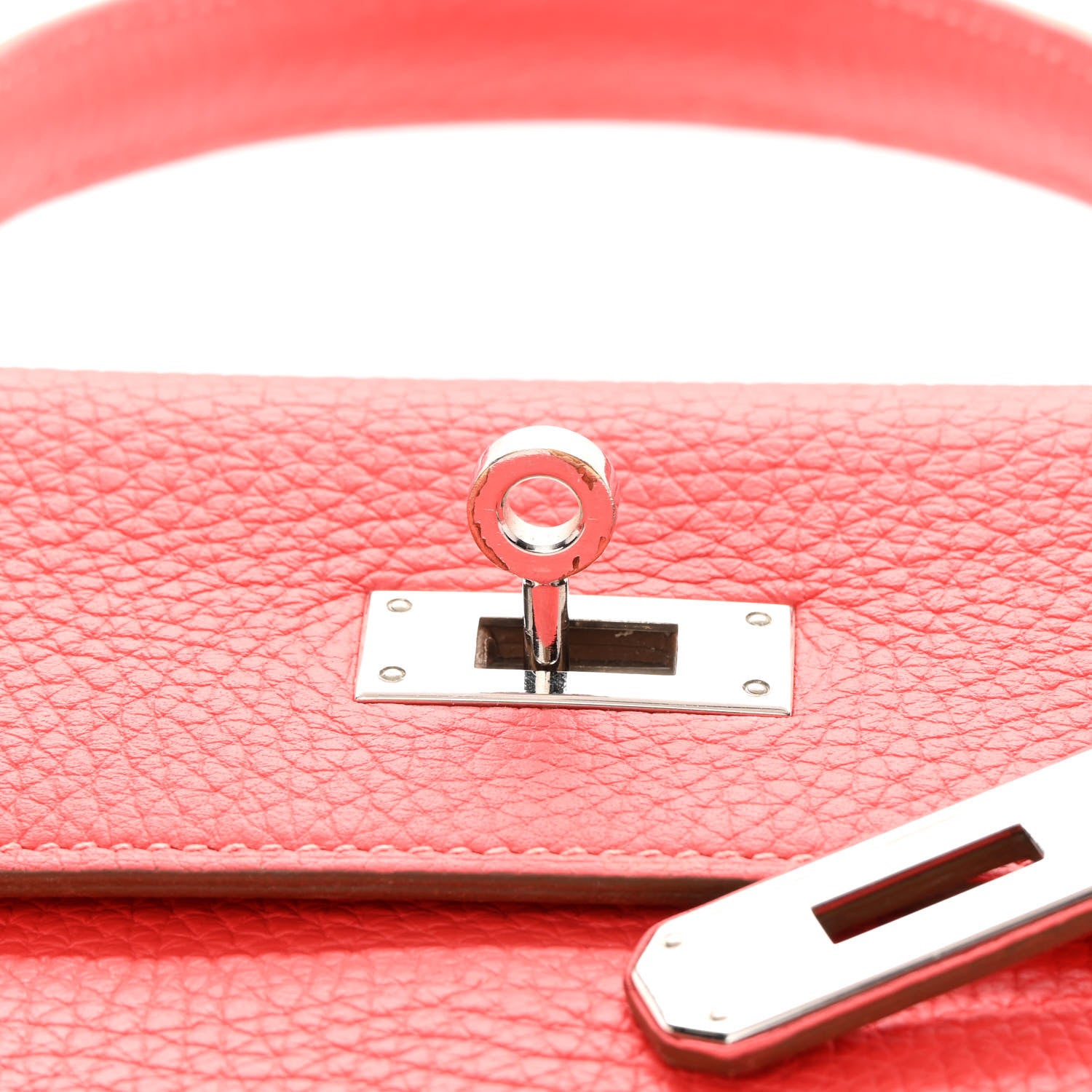 Hermes Taurillon Clemence Kelly Retourne 28 Rose Jaipur 17 of 20