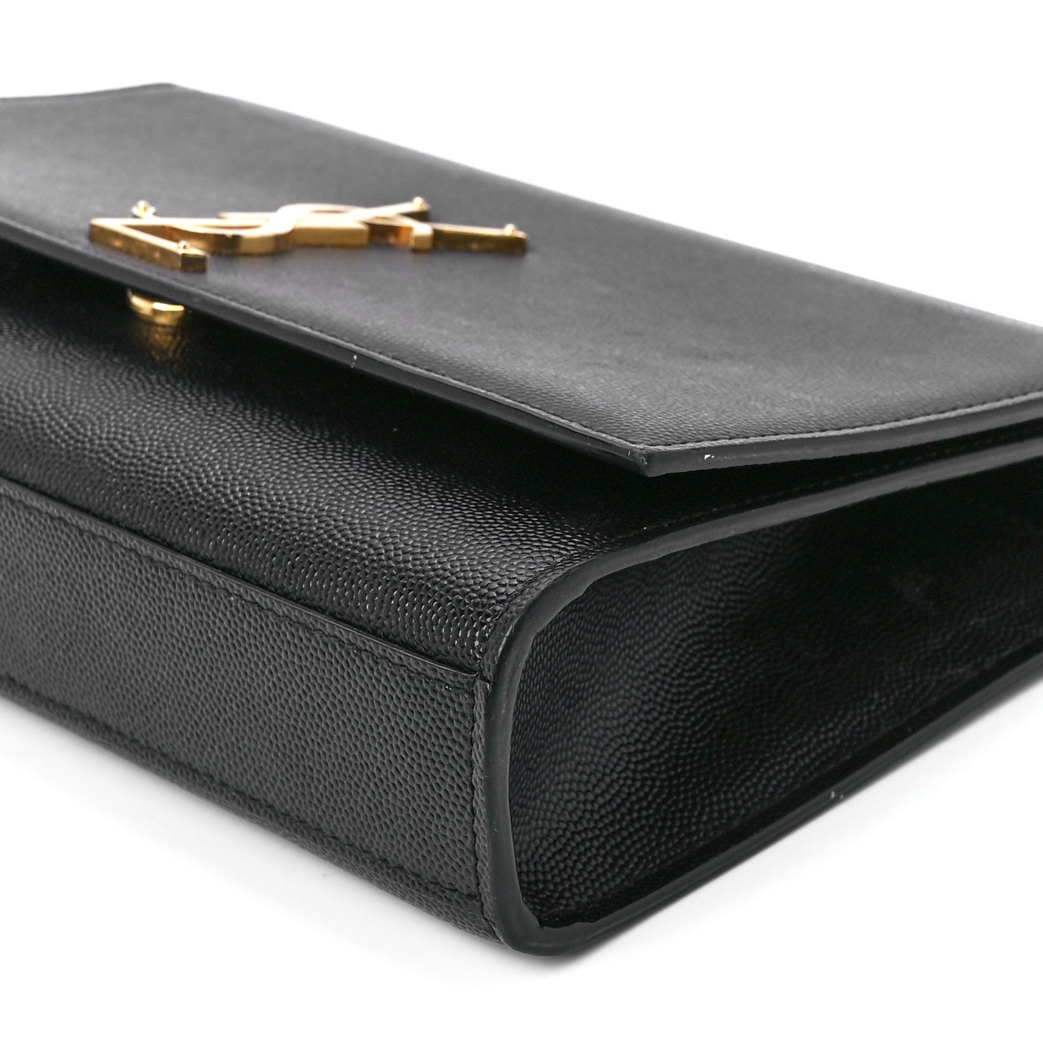 Saint Laurent Grain De Poudre Medium Classic Monogram Kate Satchel Black 12 of 12