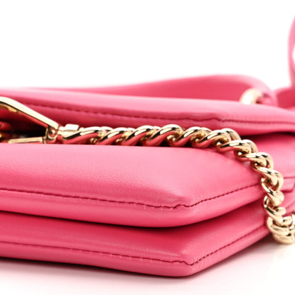 Chloe Lambskin Small Faye Top Handle Bag Hot Pink 9 of 9