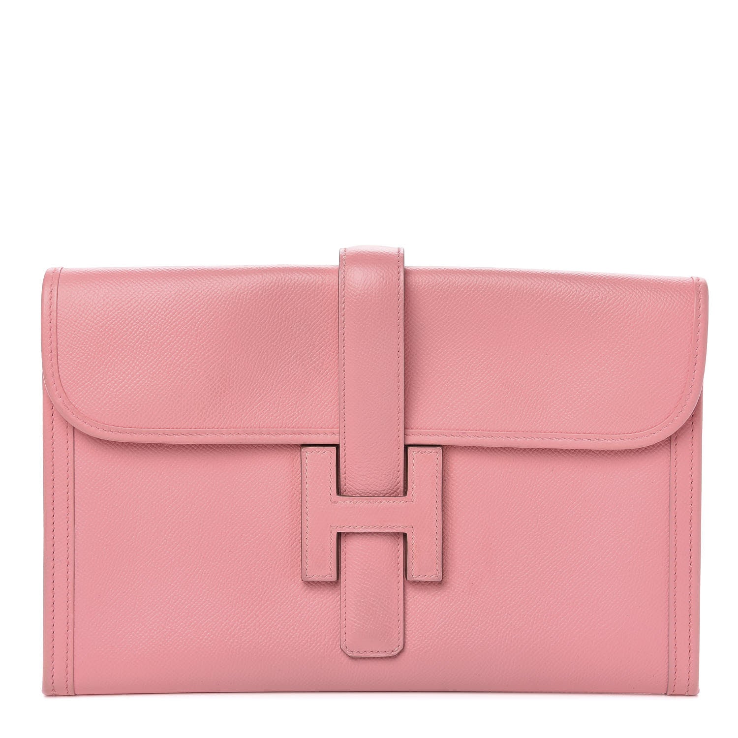 Hermes Epsom Jige PM Clutch Rose Confetti 1 of 8