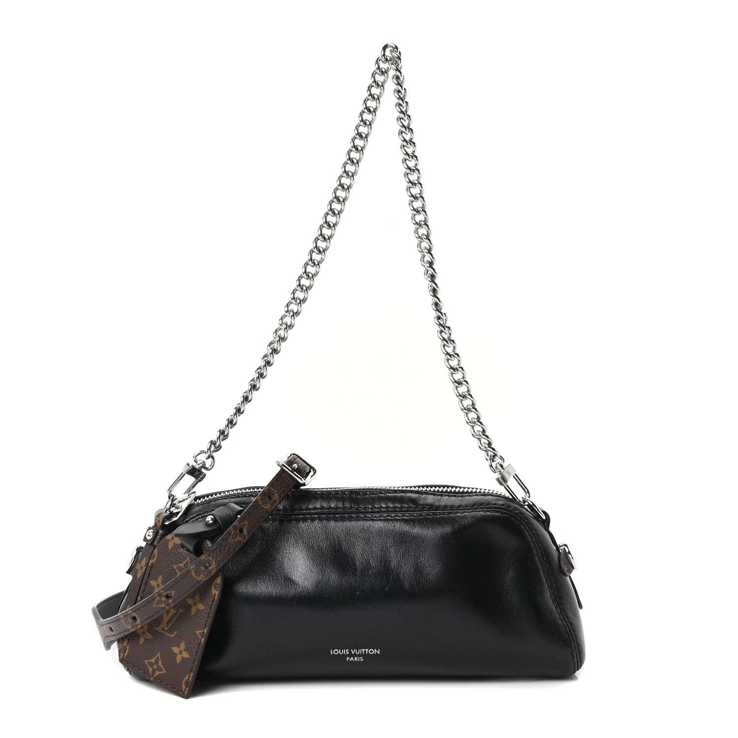 Louis Vuitton Lambskin Pochette Vibe Black 1 of 9