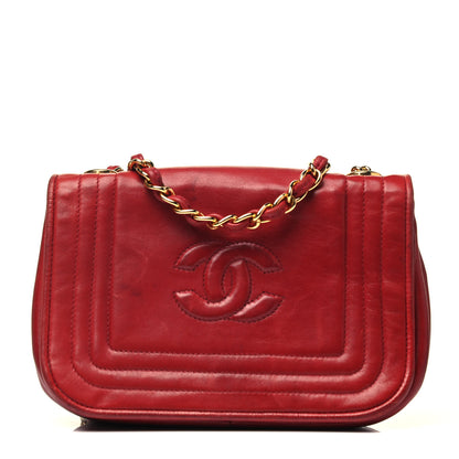 Chanel Lambskin Mini CC Timeless Flap Red 1 of 8
