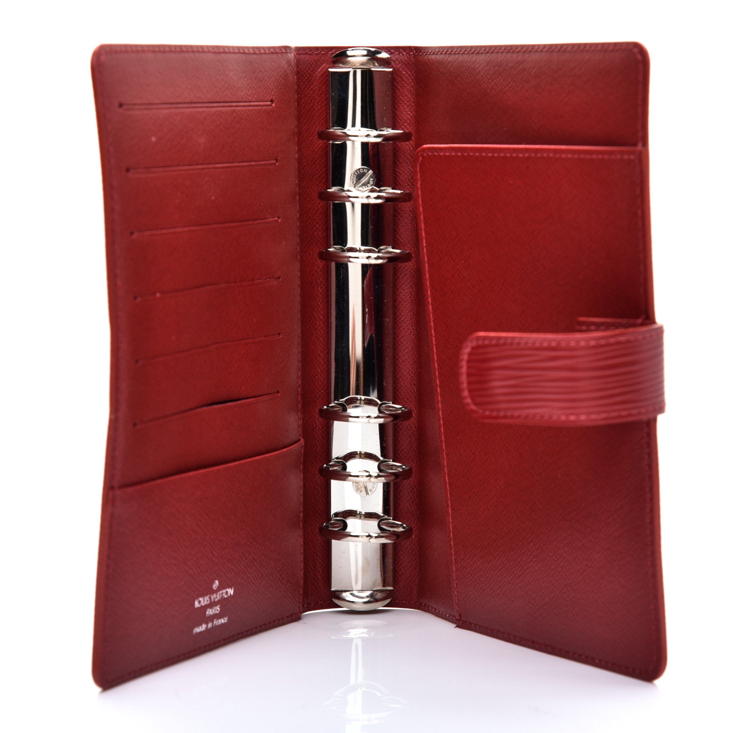 Louis Vuitton Epi Medium Ring Agenda Cover Rubis 5 of 6