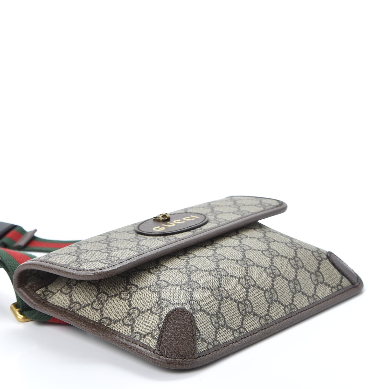 Gucci GG Supreme Monogram Neo Vintage Web Belt Bag Brown 3 of 9