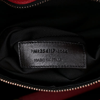Saint Laurent Grain De Poudre Matelasse Chevron Monogram Shopping Bag Red 7 of 11