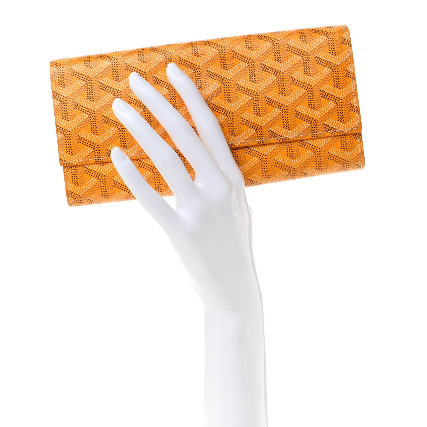 Goyardine Varenne Long Wallet Yellow