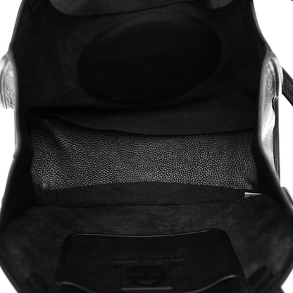 Telfar Pebbled Calfskin Medium Carry Bag Black 5 of 10
