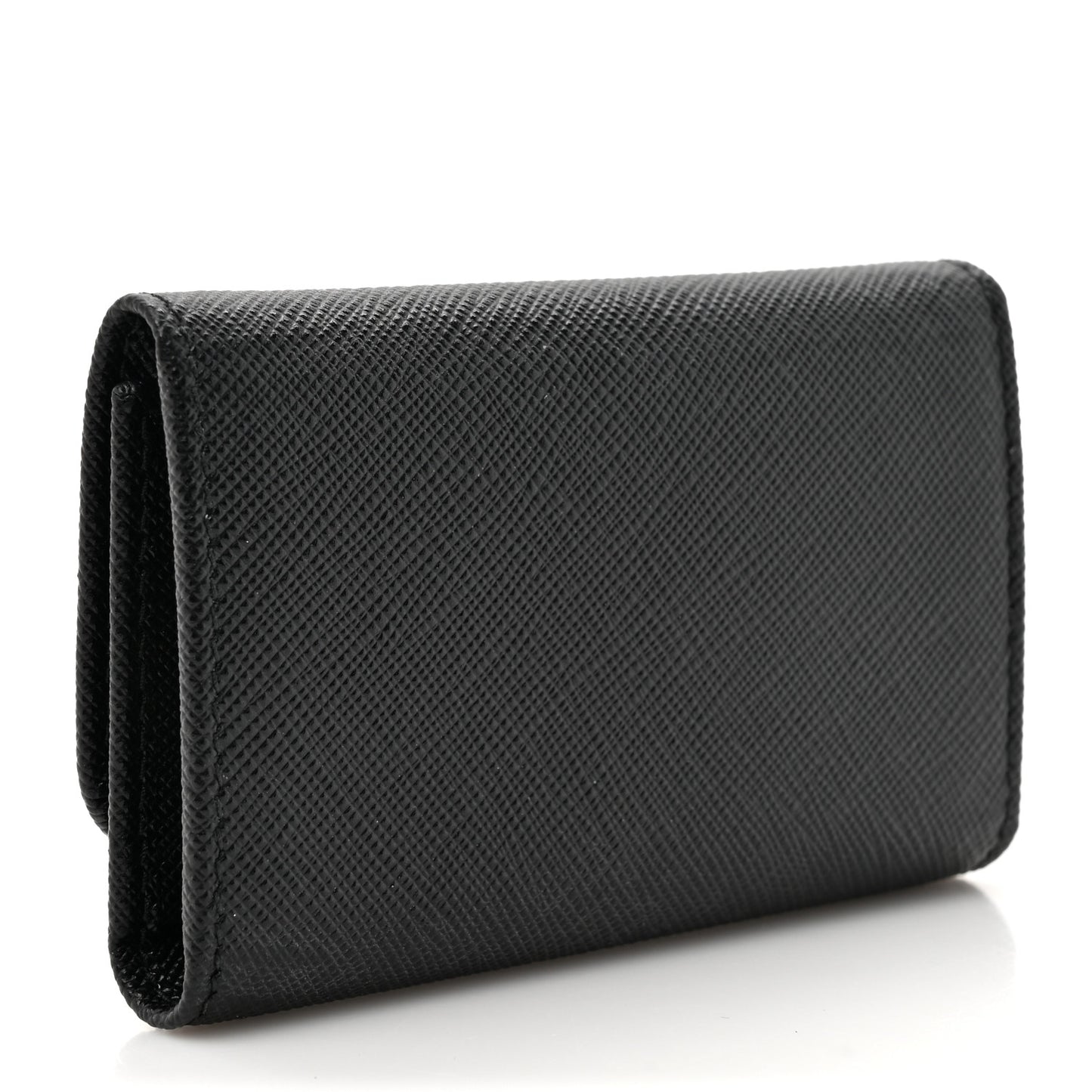Saffiano 4 Key Holder Black