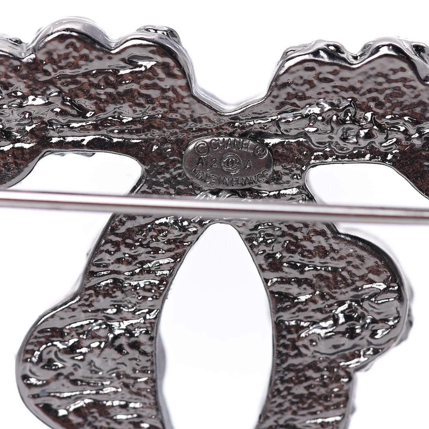 Ruthenium Crystal CC Brooch