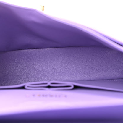 Chanel Caviar Quilted Small Double Flap Purple 5 of 11