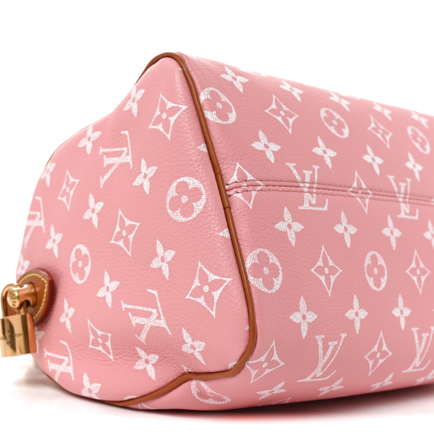 Calfskin Monogram Speedy P9 Bandouliere 25 Pink Sakura
