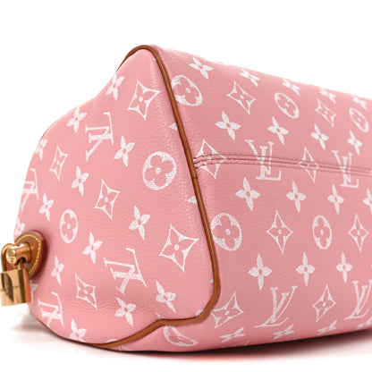 Louis Vuitton Calfskin Monogram Speedy P9 Bandouliere 25 Pink Sakura 9 of 11