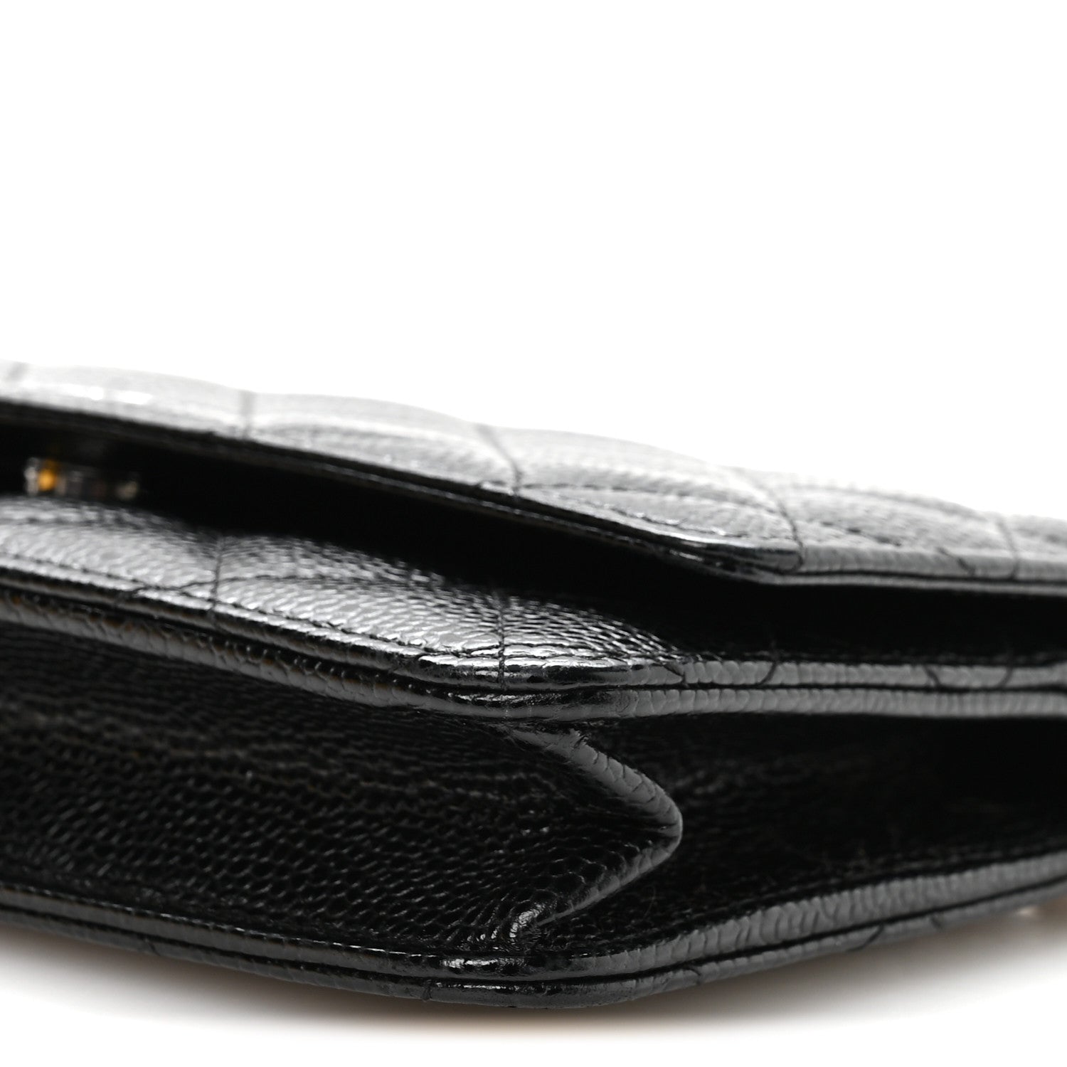 Chanel Caviar Quilted Wallet on Chain WOC Black 10 of 11