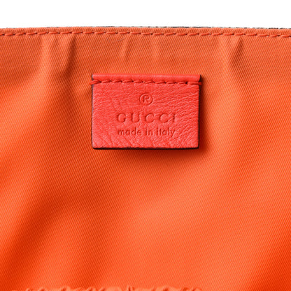 Gucci GG Supreme Monogram Space Cats Diaper Bag Orange 6 of 11