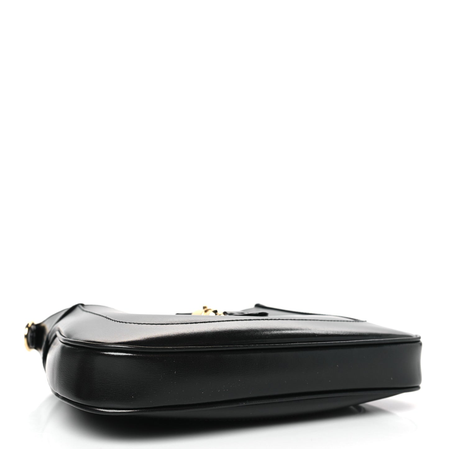 Boarded Dyana Lux Calfskin Small Jackie 1961 Hobo Black