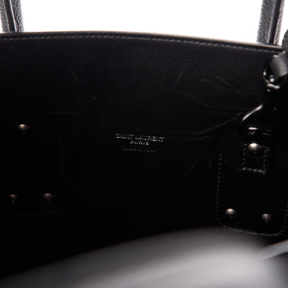 Saint Laurent Grained Calfskin Large Sac De Jour Carryall Black 6 of 16