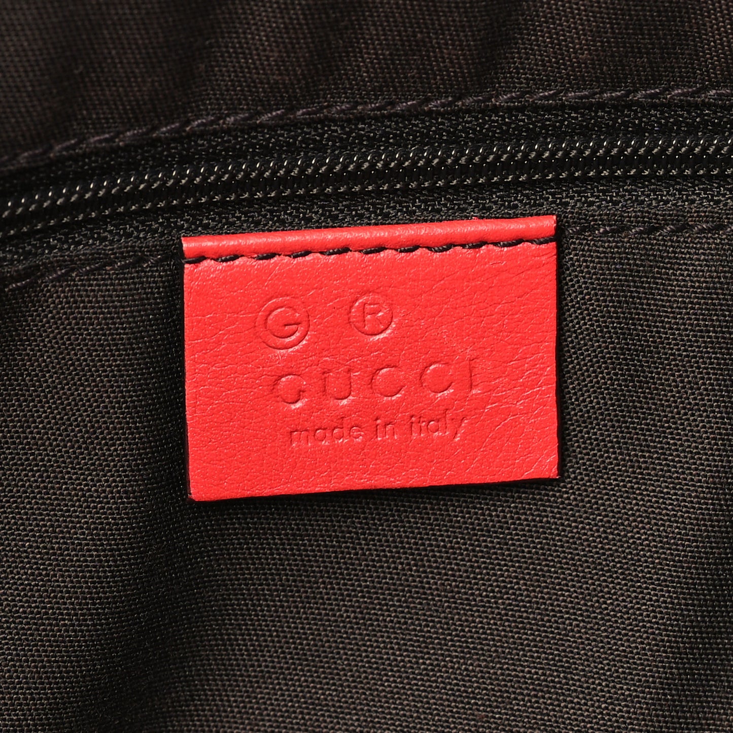 Guccissima Medium GG Charm Dome Satchel Red