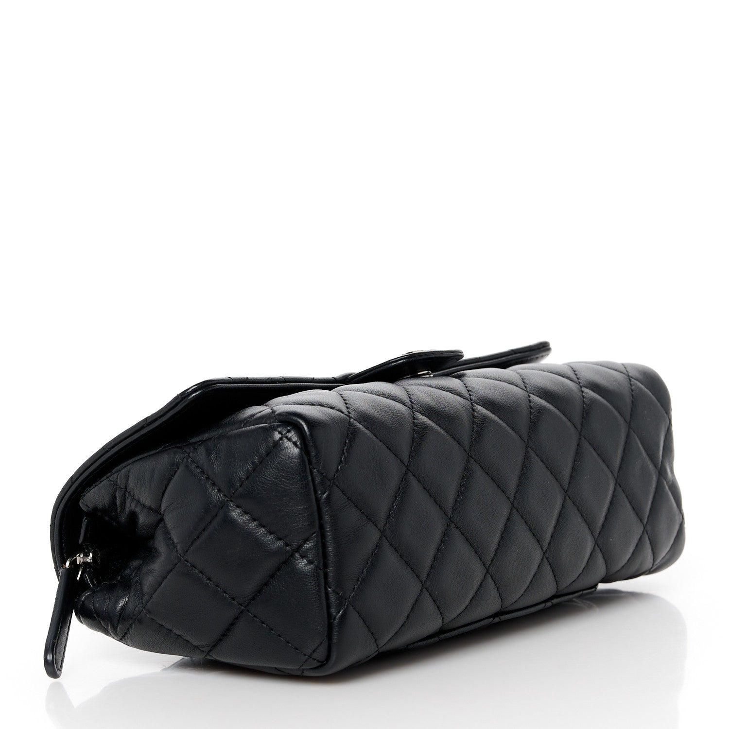 Chanel Lambskin Quilted Flap Cosmetic Case Black 4 of 11
