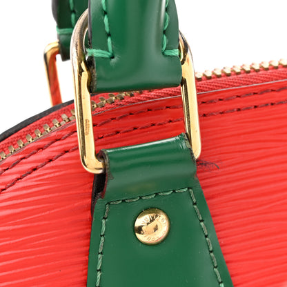Louis Vuitton Epi Tri-Color Alma BB Castillan Red Toledo Borneo 12 of 14