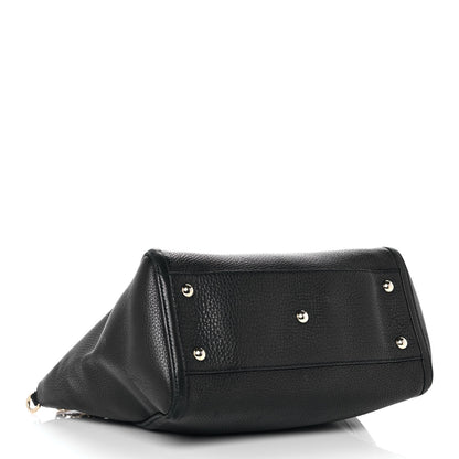 Gucci Pebbled Calfskin Small Soho Top Handle Bag Black 4 of 10