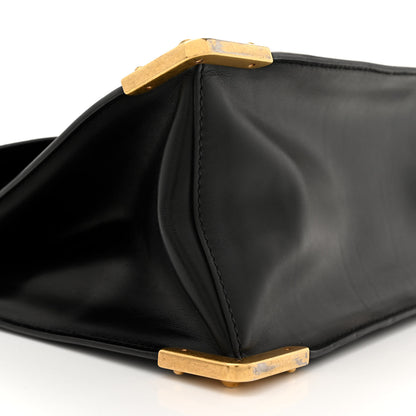 Prada Antic Soft Saffiano Lions Head Cahier Shoulder Bag Black 9 of 14
