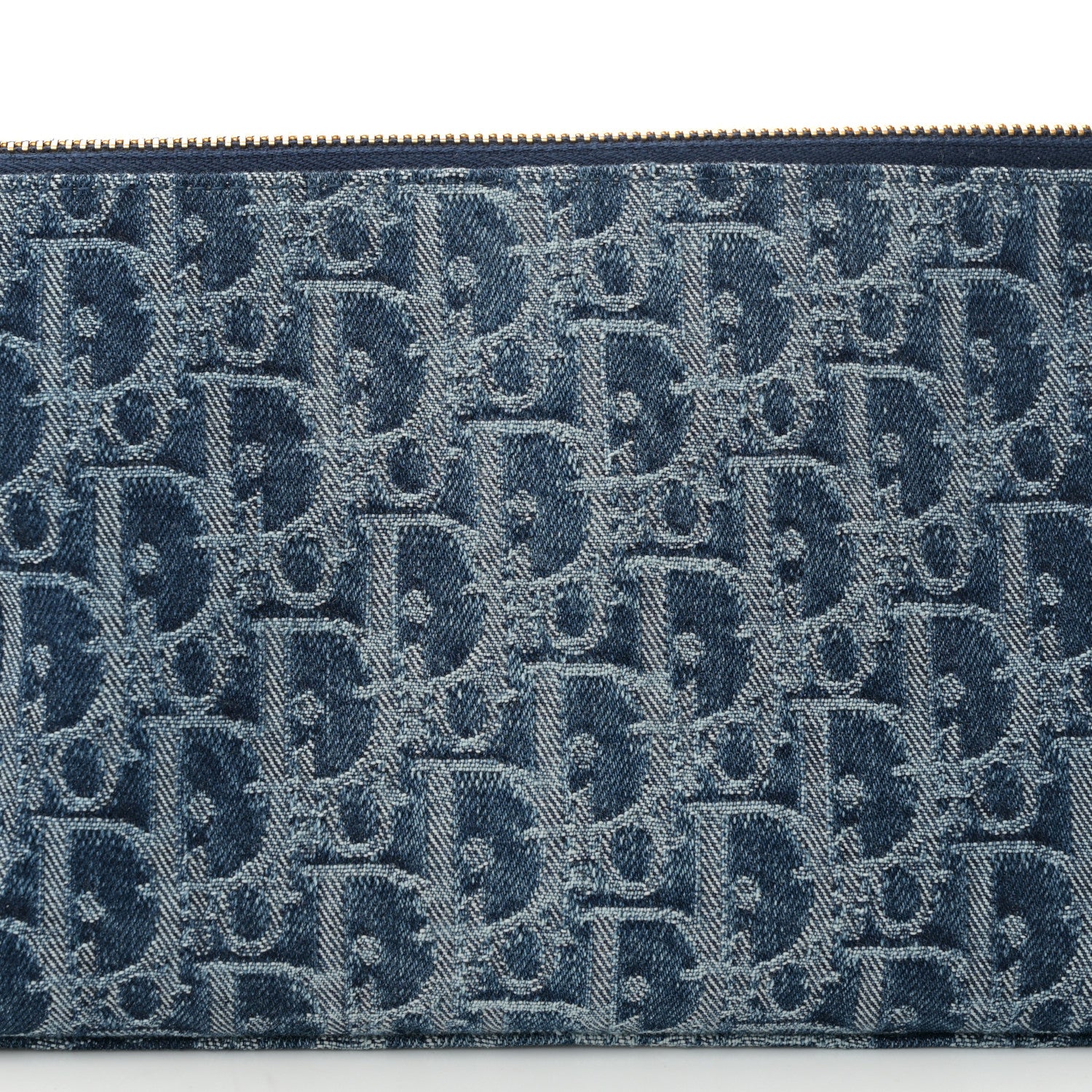 Christian Dior Denim Oblique Jacquard DiorStar Hobo Bag Blue 7 of 10