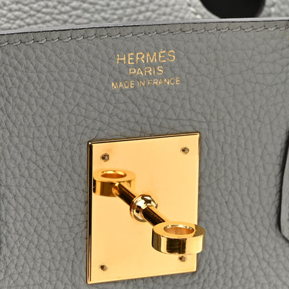 Hermes Togo BIRKIN 30 Gris Mouette 6 of 14