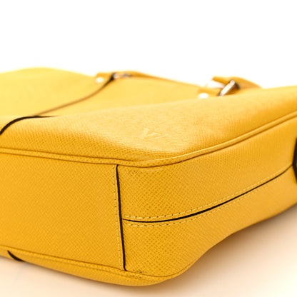 Louis Vuitton Taiga Porte Documents Voyage PM Yellow Altair 10 of 10