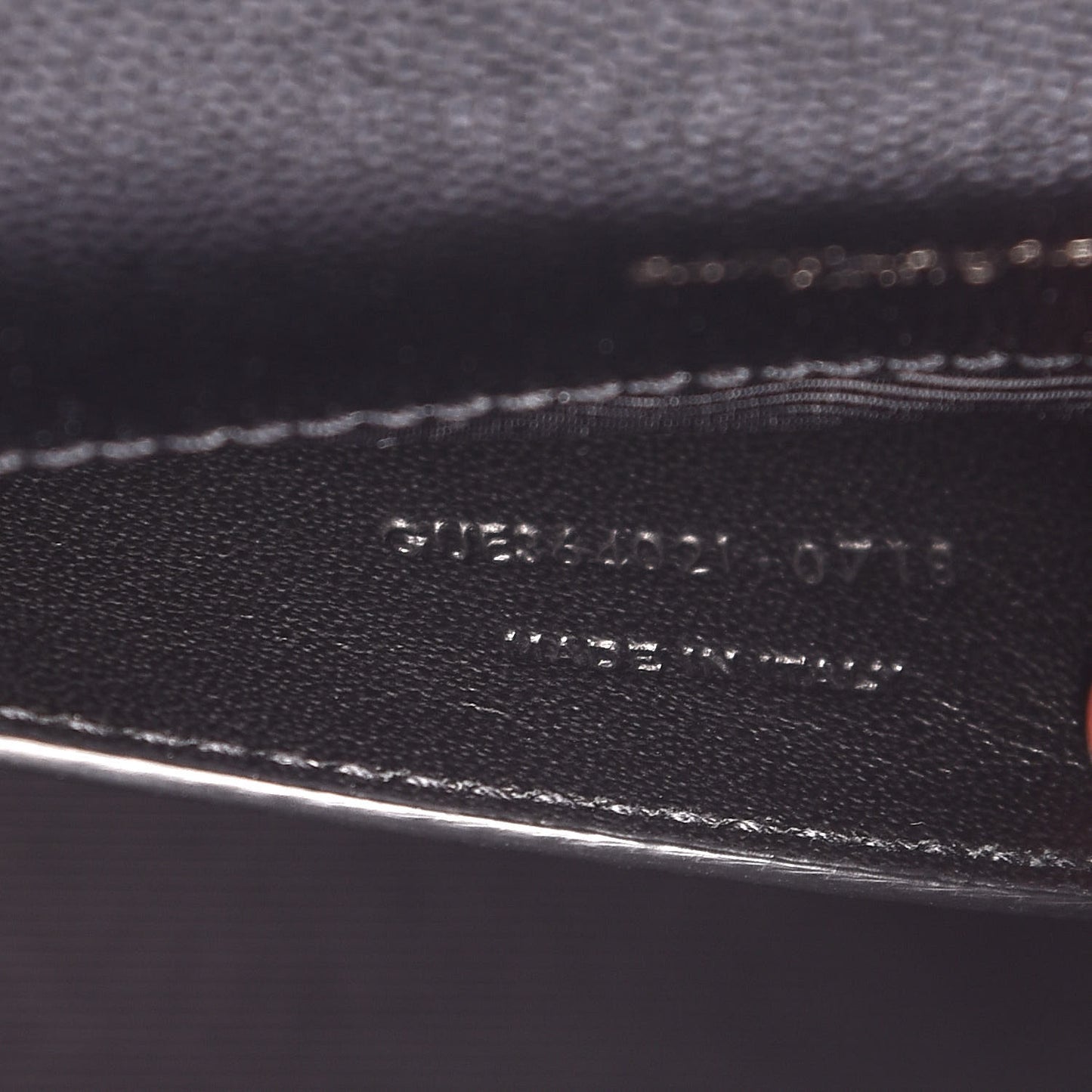 Grain De Poudre Medium Classic Monogram Kate Satchel Black