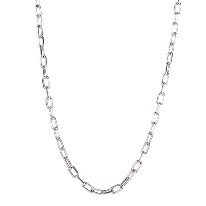 Cartier 18K White Gold 5mm Spartacus Chain Necklace 1 of 5