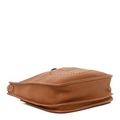 Hermes Taurillon Clemence Evelyne III GM Gold 4 of 11