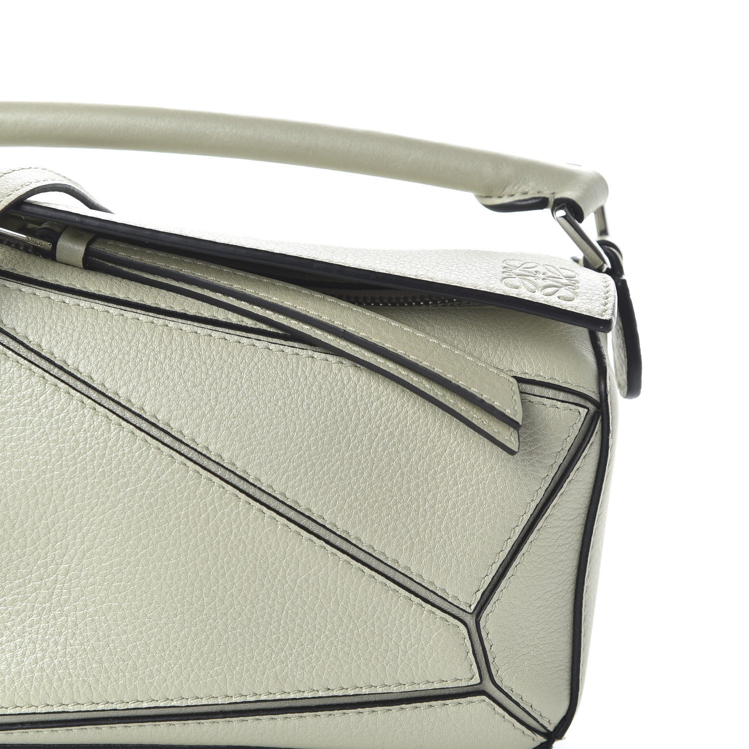 Loewe Calfskin Mini Puzzle Bag Sage 9 of 9