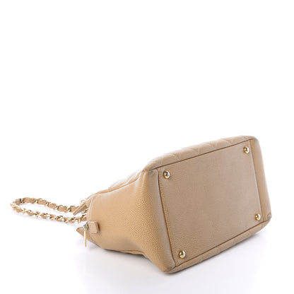 Chanel Caviar Quilted Petit Timeless Tote PTT Beige 4 of 13