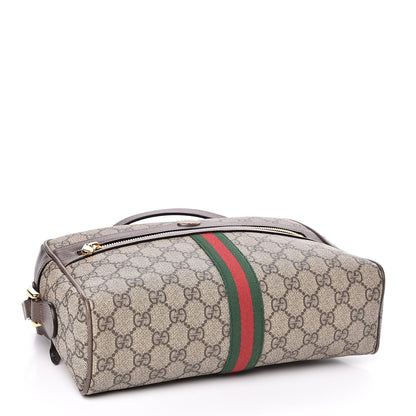 Gucci GG Supreme Monogram Web Small Ophidia Shoulder Bag Brown 4 of 11