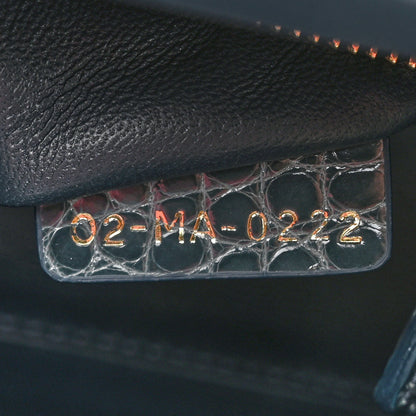 Christian Dior Alligator Mini Lady Dior Blue 7 of 11
