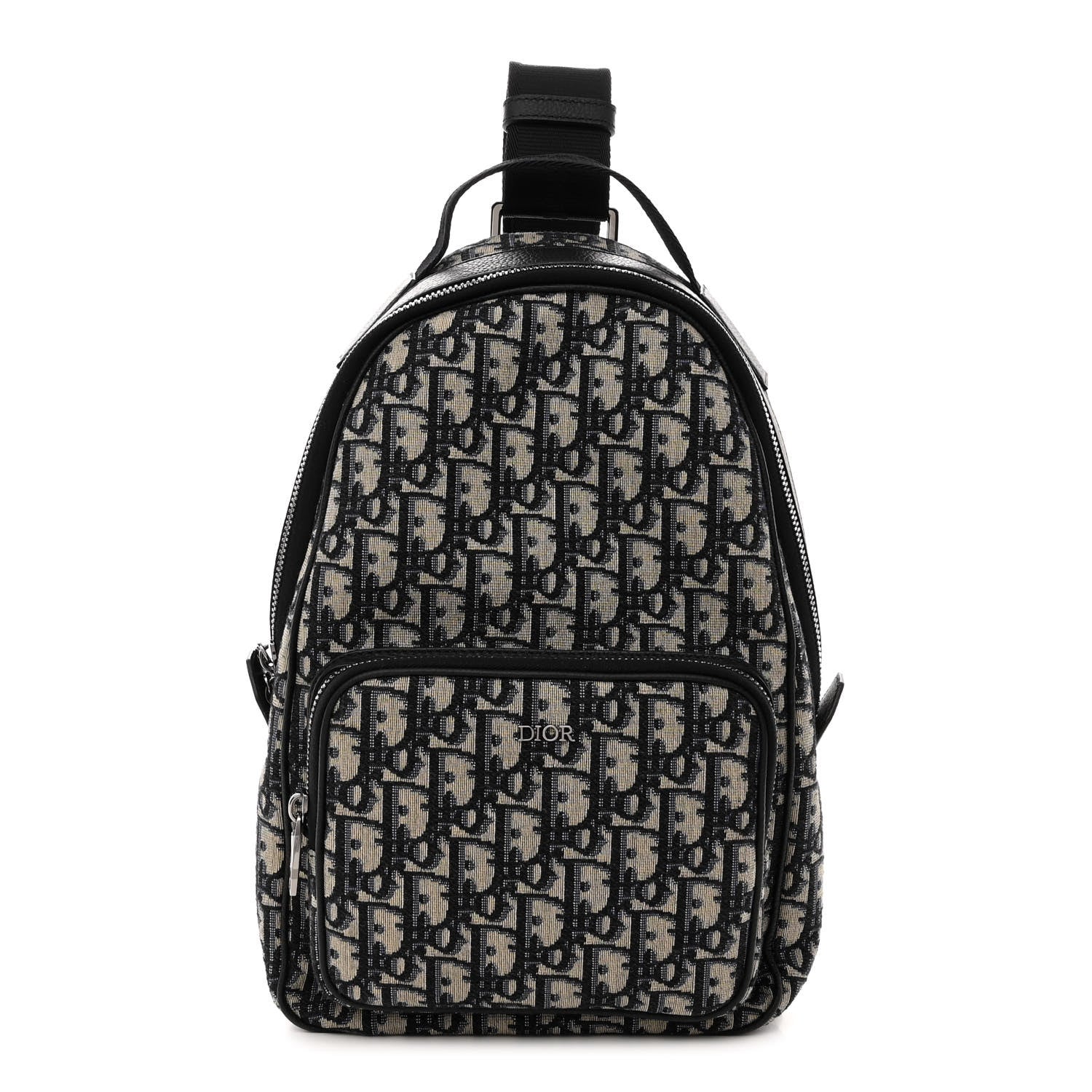 Christian Dior Oblique Mini Rider Backpack Black 1 of 9